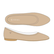 Almond-Toe Ballet Flats (Tamia 2.0)