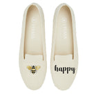 Round-Toe Embroidered Loafers (Audrey)