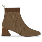 Square-Toe Perforated Heeled Boots (Melissa)