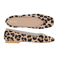 Square-Toe V-Cut Flats (Margot 2.0)