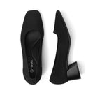 Square-Toe Chunky Heels (Melody)