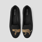 Round-Toe Embroidered Loafers (Audrey)