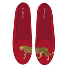 Round-Toe Embroidered Loafers (Audrey)
