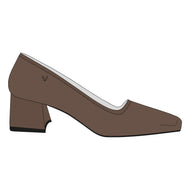 Square-Toe Chunky Heels (Melody)