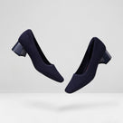 Square-Toe Chunky Heels (Melody)