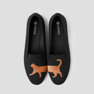 Round-Toe Embroidered Loafers (Audrey)