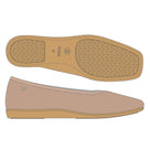 Lightweight Square-Toe V-Cut Flats (Margot Walker)