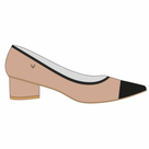 Pointed-Toe Chunky Heels (Tracy Pro)
