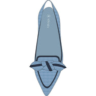 Pointed-Toe Bow Loafers (Michelle 2.0)