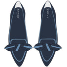 Pointed-Toe Bow Loafers (Michelle 2.0)
