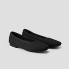 Square-Toe V-Cut Flats (Margot 2.0)