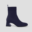 Square-Toe Water-Repellent Heeled Boots (Regina Pro)