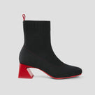 Square-Toe Water-Repellent Heeled Boots (Regina Pro)