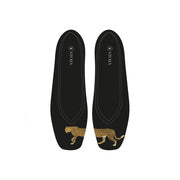 Square-Toe V-Cut Flats (Margot 2.0)