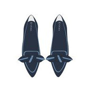 Pointed-Toe Bow Loafers (Michelle 2.0)