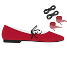 3 Laces Included Square-Toe Lace-Up Mary Janes (Miley)